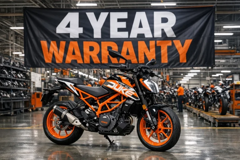 gwarancja KTM 4 lata motocykle