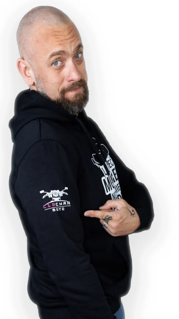 Bluza z kapturem “Lepiej mieć motorek”