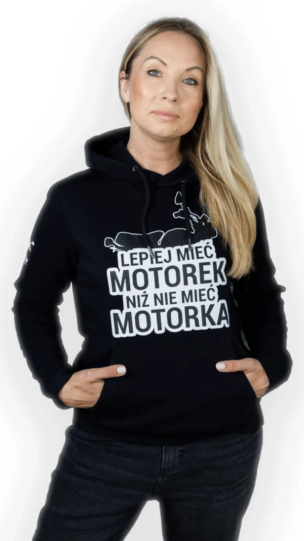 Bluza z kapturem “Lepiej mieć motorek”