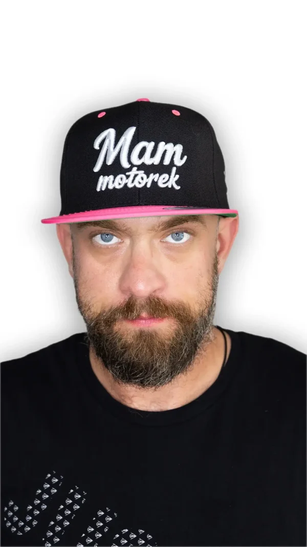 Czapka z daszkiem “Mam motorek”
