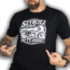 T-shirt “Szybciej stoję, niż Ty jedziesz"