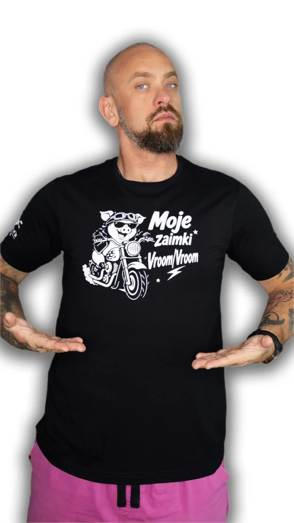 T-shirt “Moje zaimki Vroom/Vroom”