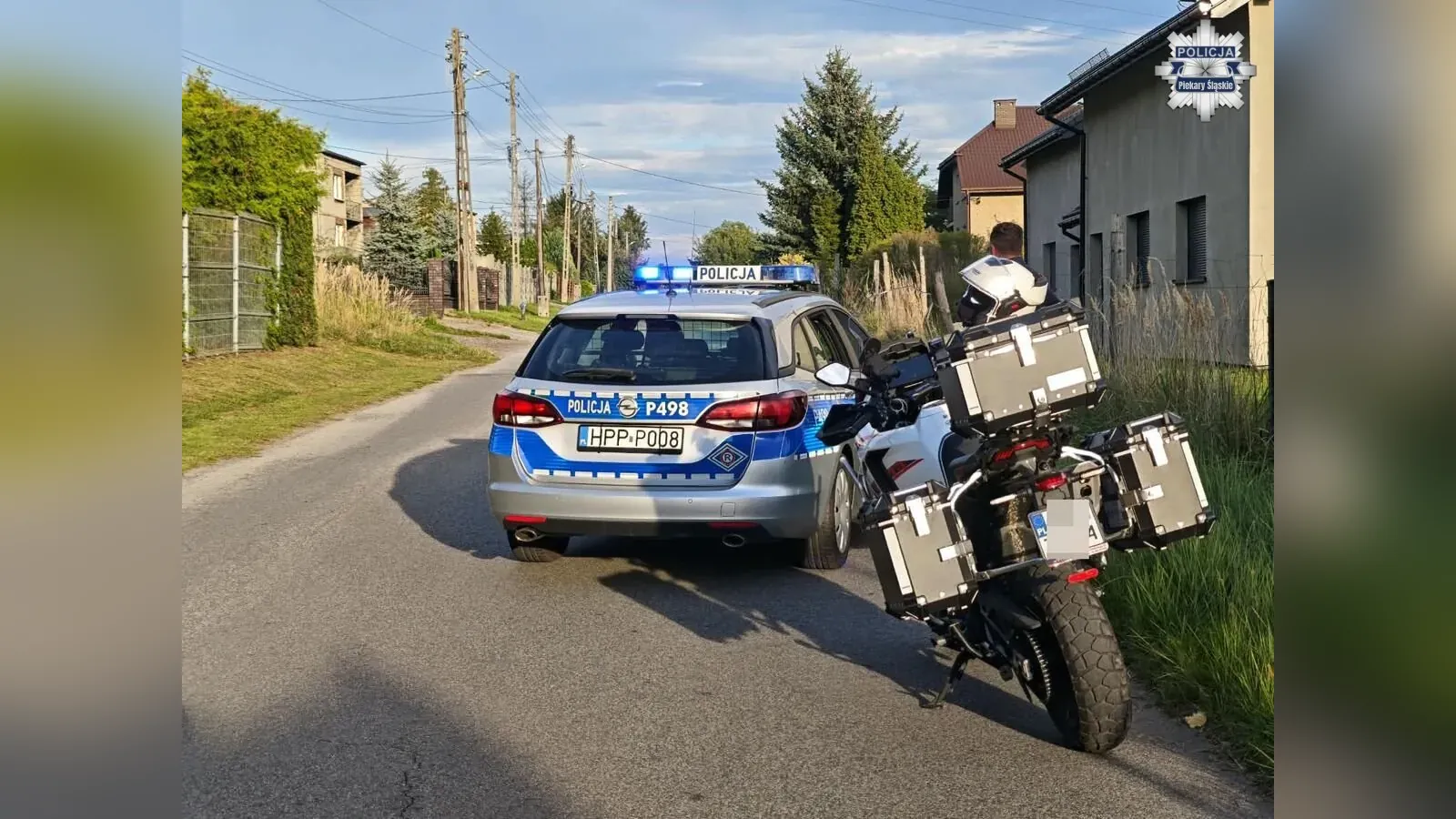 Motodzbany tygodnia – ucieczka przed policją: radiowóz zatrzymuje motocyklistę